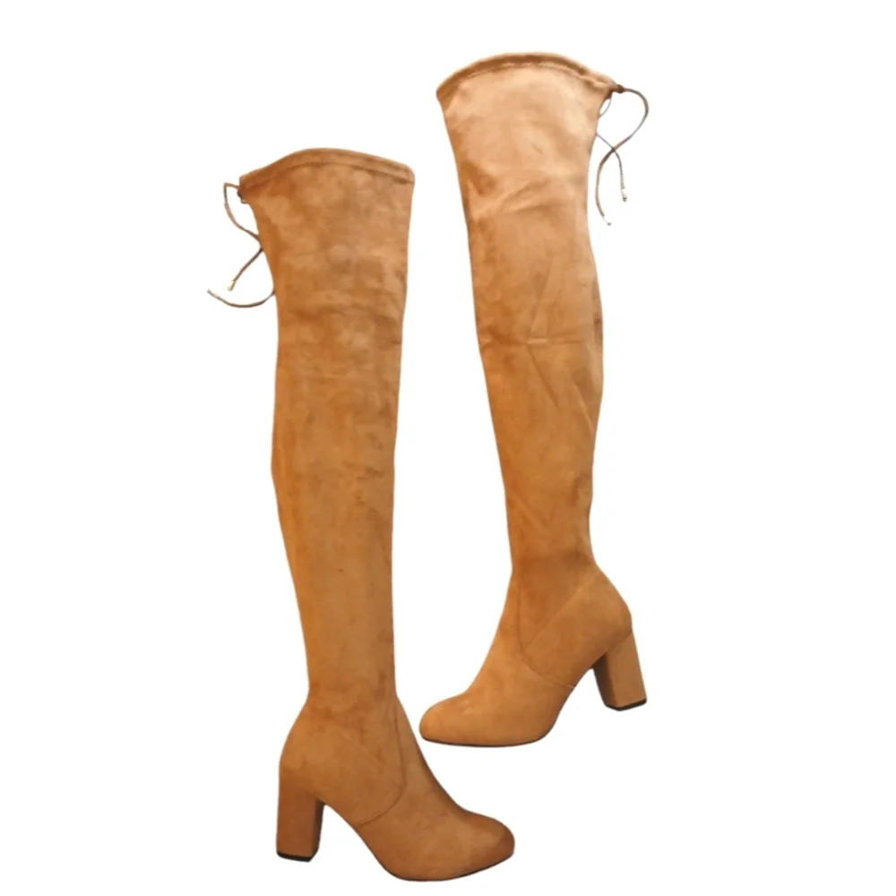 NEW Vespose Suede Over The Knee Boots Thigh High's Women's size 8